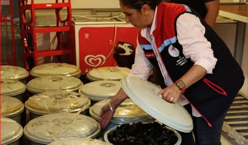 Bolu'da durdurulan araçta 650 kilo bozuk midye ele geçirildi