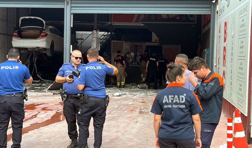 Edirne’de araç tamirhanesinde patlama: 1’i ağır 2 kişi yaralandı