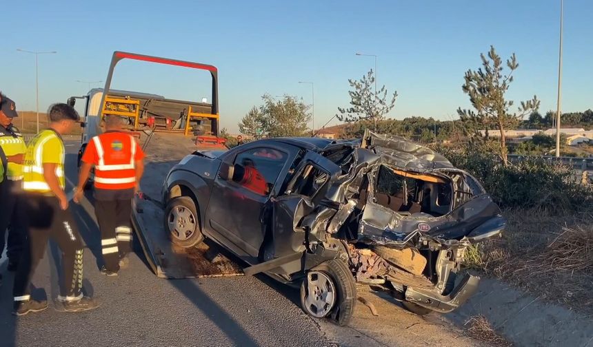 Kuzey Marmara Otoyolu'nda kaza: 1'i çocuk, 5 yaralı
