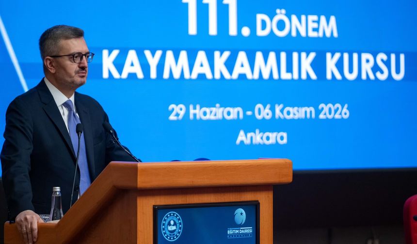 111'inci Dönem Kaymakamlık Kursu'nda kaymakam adaylarıyla bir araya geldi