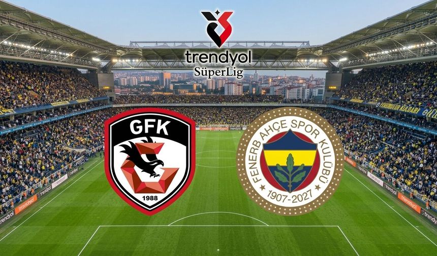 Fenerbahçe'de Antep'te 3 Puan Peşinde