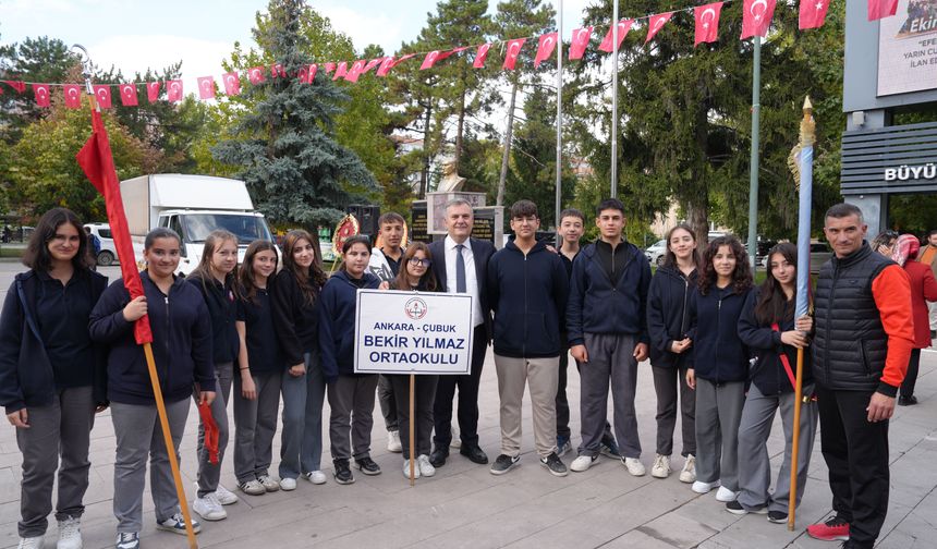 Ankara Çubuk'ta Cumhuriyet'in 103. Yılı Törenlerle Kutlanıyor