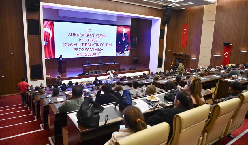 Ankara Büyükşehir Belediyesi'nden Sağlık Sektörüne 'Tıbbi Atık' Eğitimi
