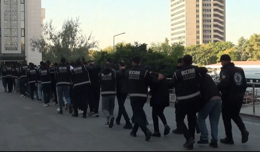 Ankara Merkezli 14 İlde Suç Örgütlerine Dev Operasyon