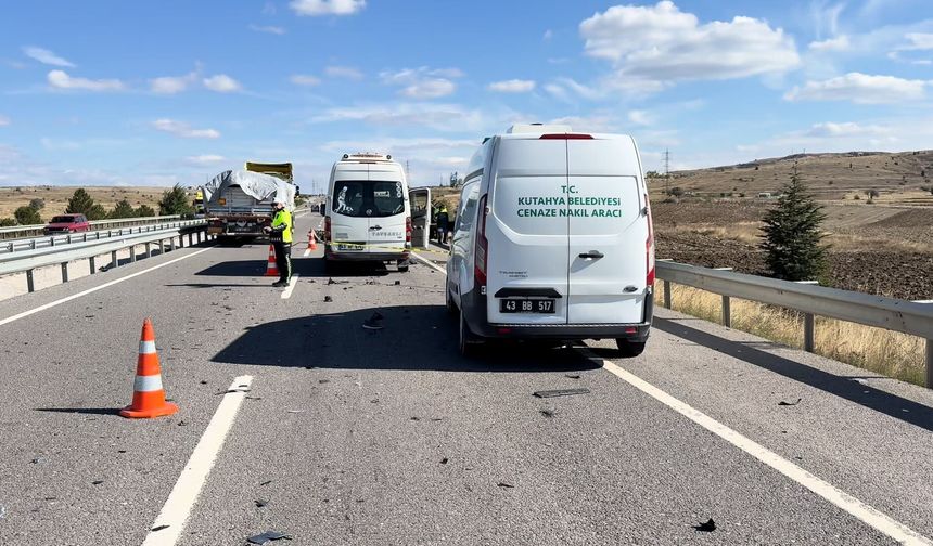 Kütahya'da feci kaza: 1 ölü