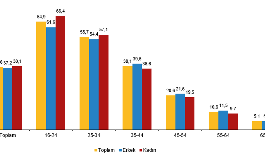 TÜİK Açıkladı: Türkiye’de Yapay Zeka Kullanımı İkiye Katlandı