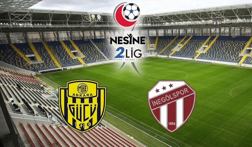 Ankaragücü'nün Konuğu İnegölspor! Maç Saat Kaçta? Hangi Kanalda?