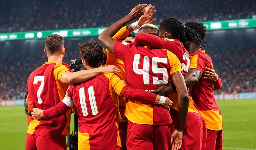 Galatasaray'dan deplasmanda 4 gollü fiyakalı galibiyet