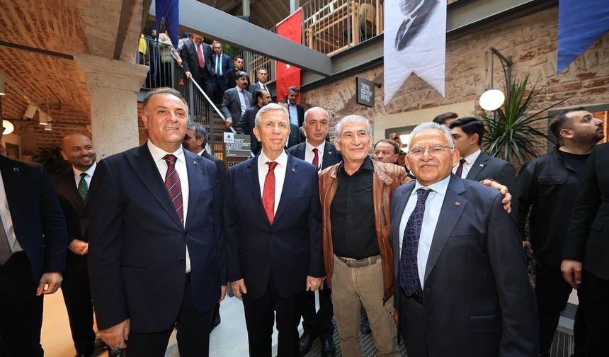 Mansur Yavaş, tarihi Kuyumcu Han’ın açılışına katıldı