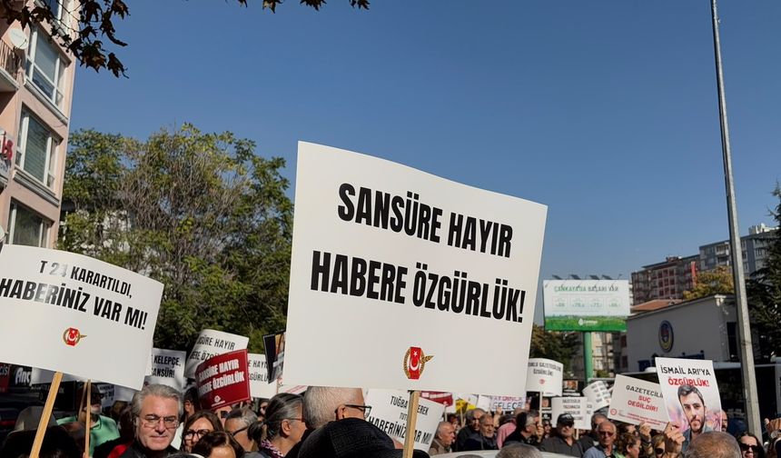 Gazeteciler baskı ve sansüre karşı meydanlarda buluştu