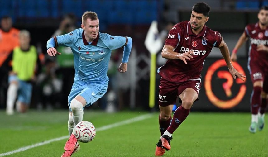 Trabzonspor, Drogheda karşısında son dakikada mağlup oldu