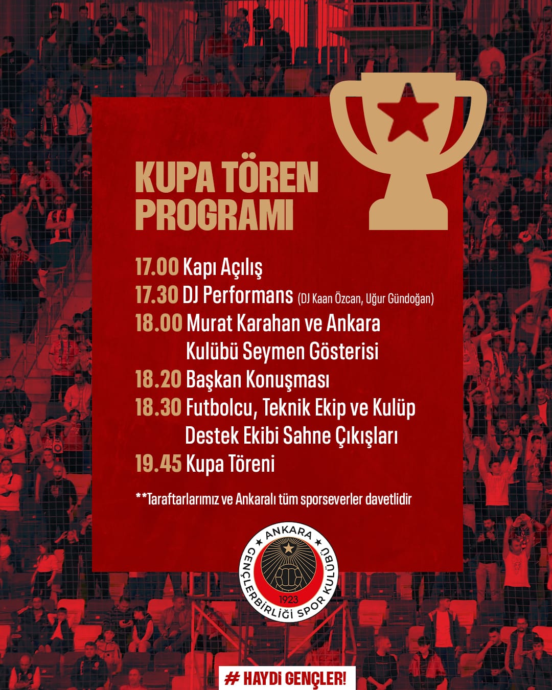 Gençlerbirliği Kutlama