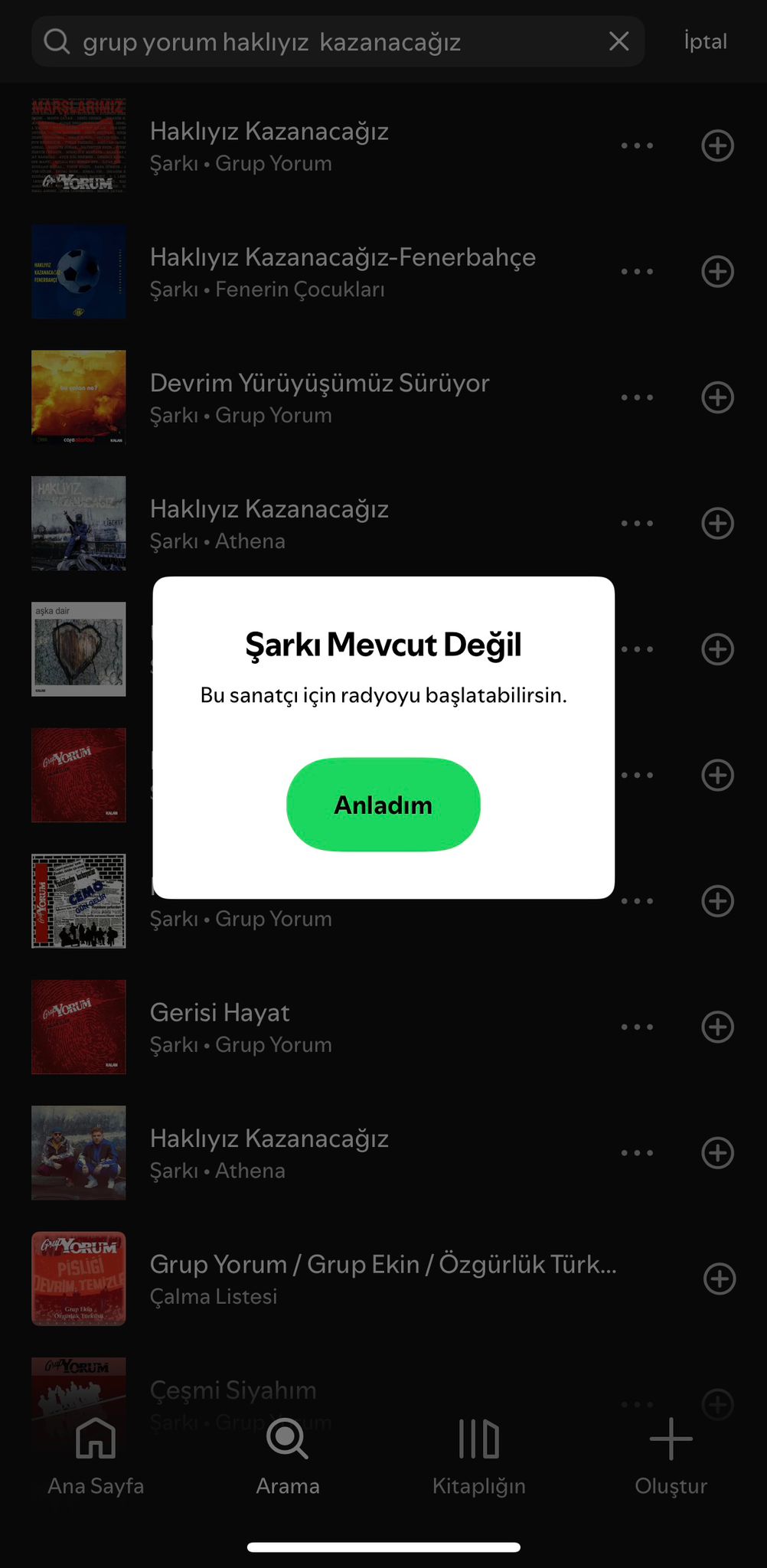 Grup Yorum Spotify