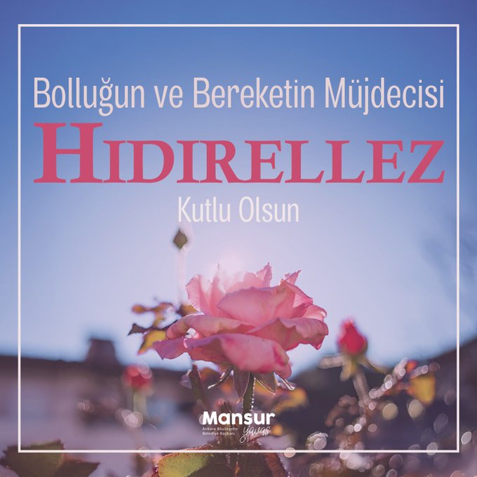 Mansur Yavaş Hıdırellez