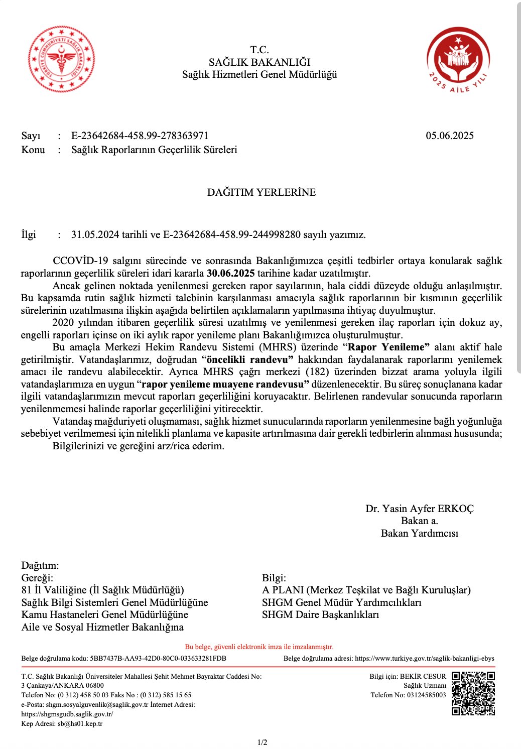 Sağlık Baknalığı