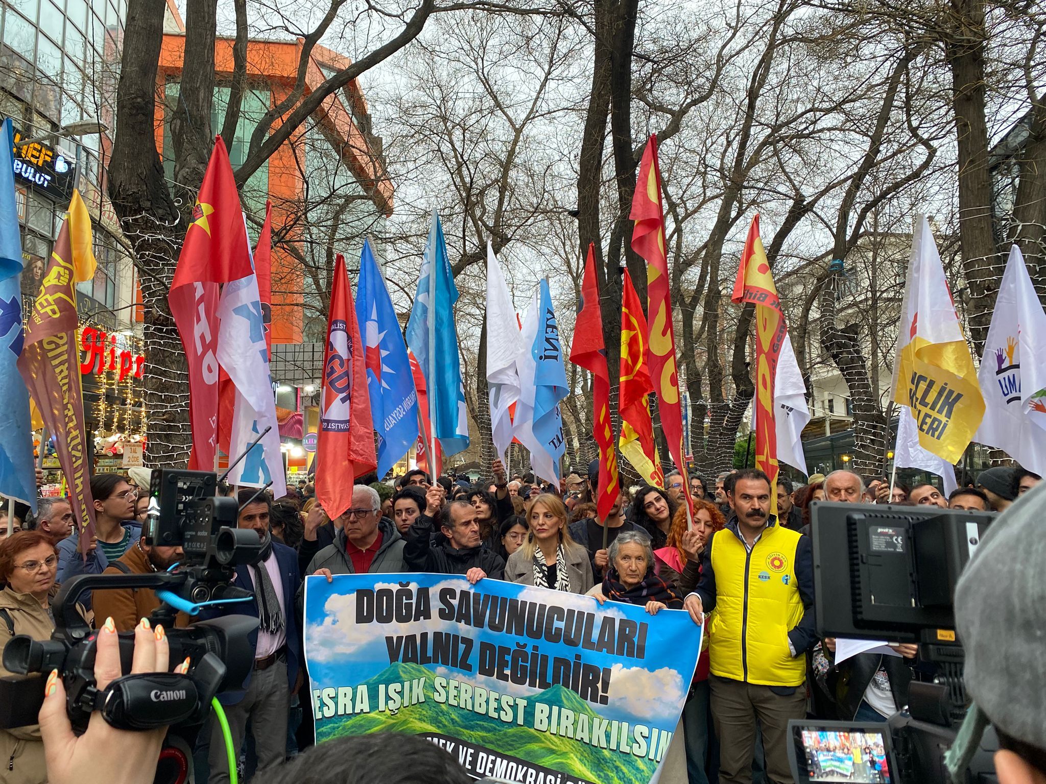 Akbelen Direnişinde tutuklanan Esra Işık için Ankara’da bir araya geldiler