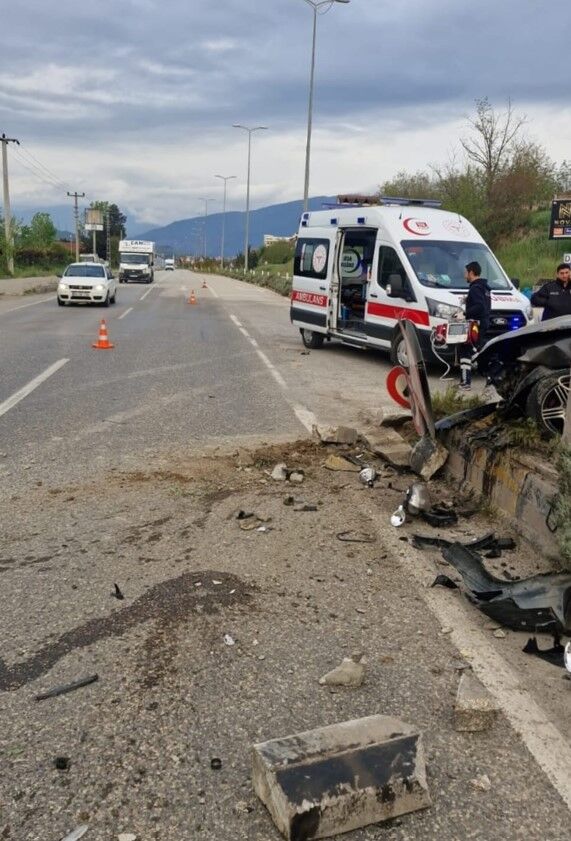 Karabük'te otomobil kazası can aldı!