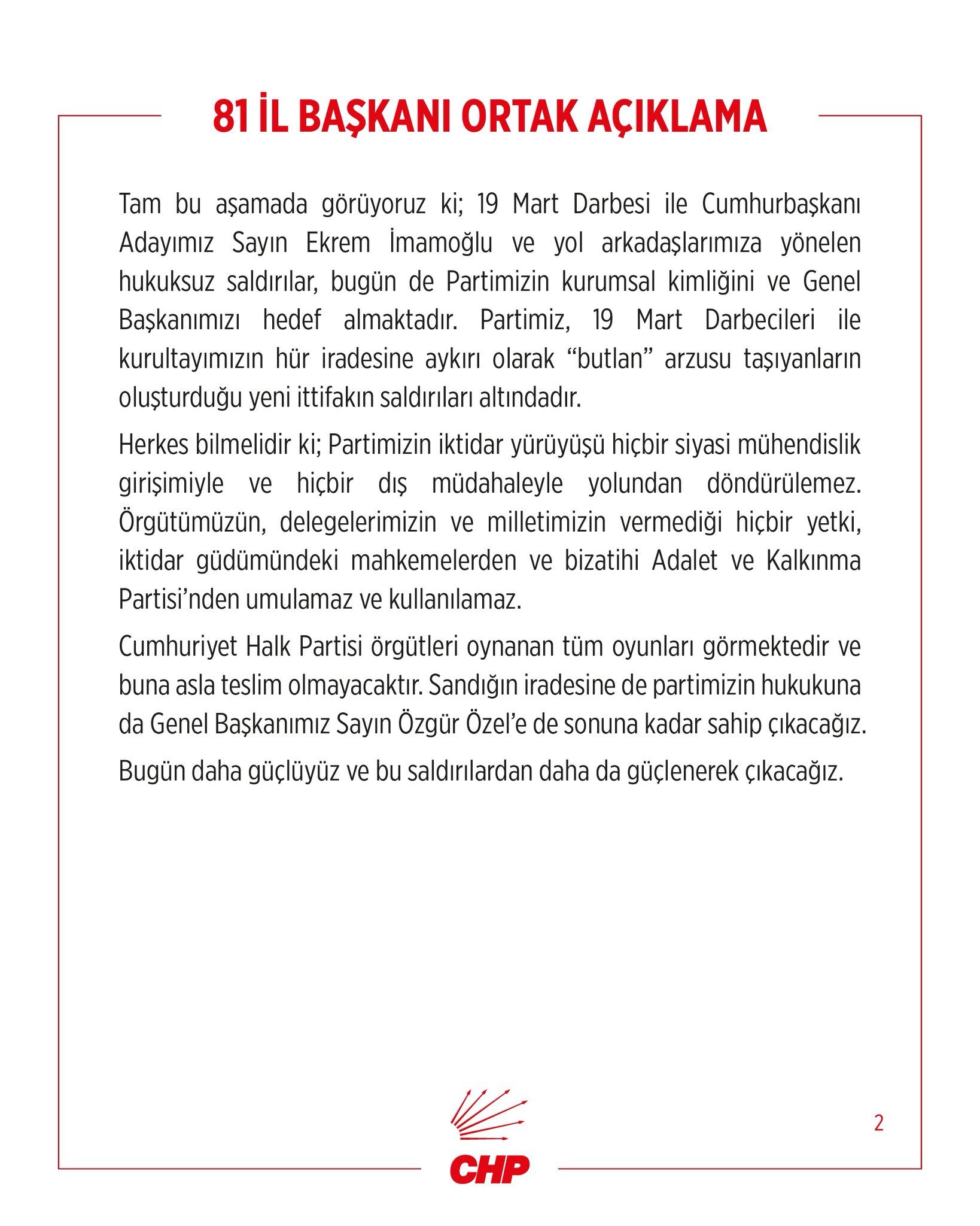 Basın Açıklaması 2