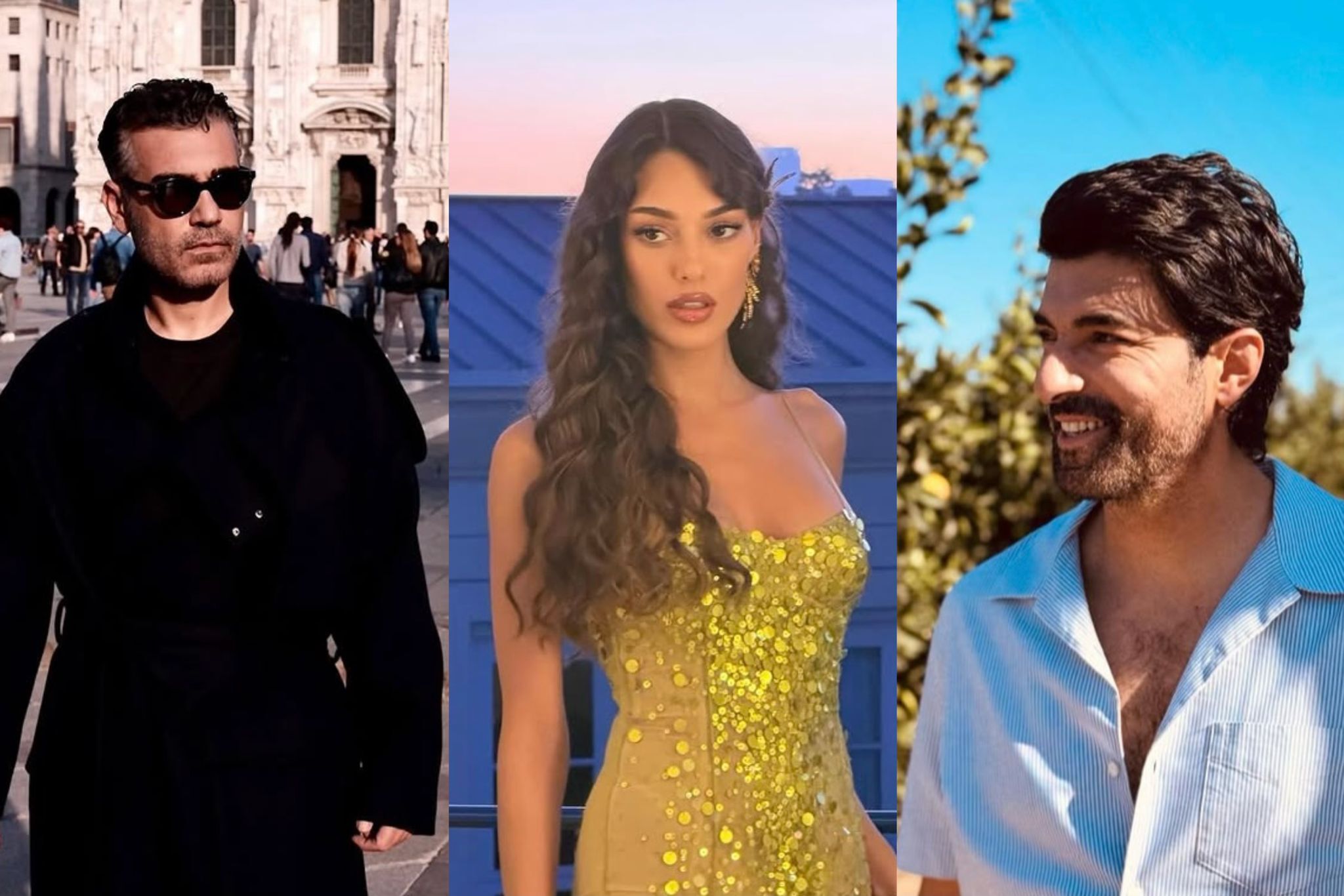 Engin Akyürek, Caner Cindoruk ve Dilan Çiçek Deniz Cannes Yolcusu