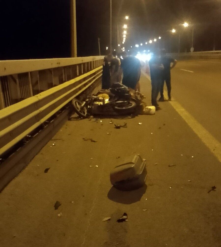 Bolu Dağı'nda motosiklet ve kamyon çarpıştı