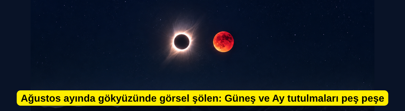 Ağustos ayında gökyüzünde görsel şölen: Güneş ve Ay tutulmaları peş peşe