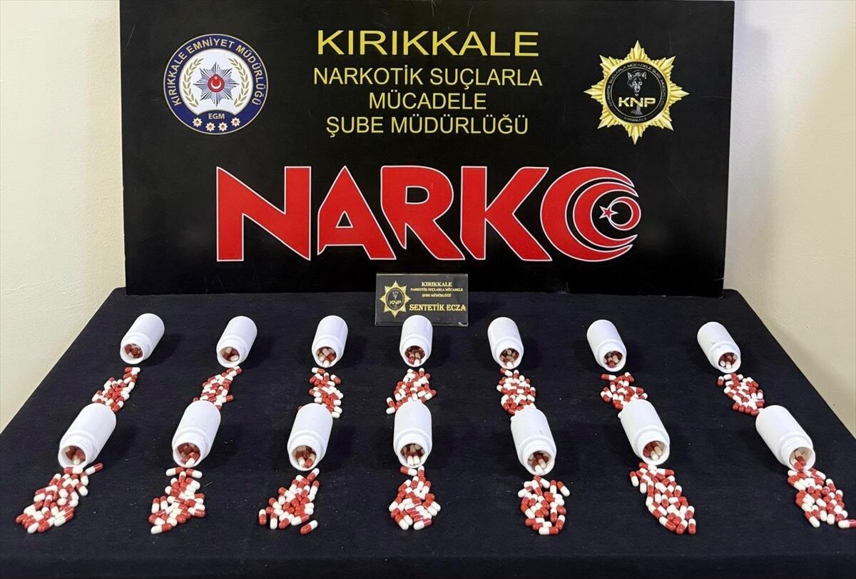 Kırıkkale'de uyuşturucu operasyonu