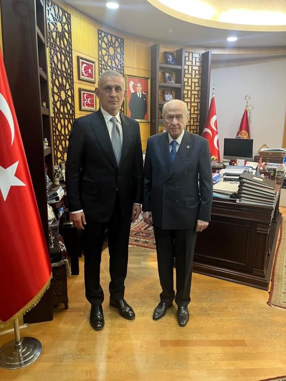 Devlet Bahçeli Hacıosmanoğlu ile görüştü