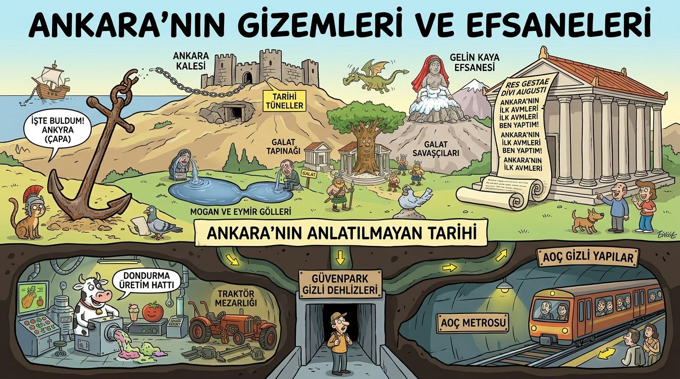 Ankara Kalesi'nden AOÇ'ye Ankara Gizemleri