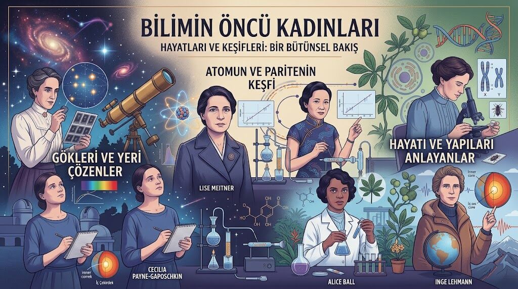 Dünyada Az Bilinen ama Bilime Yön Veren 7 Bilim Kadını: Bilim Tarihini Değiştiren İsimler