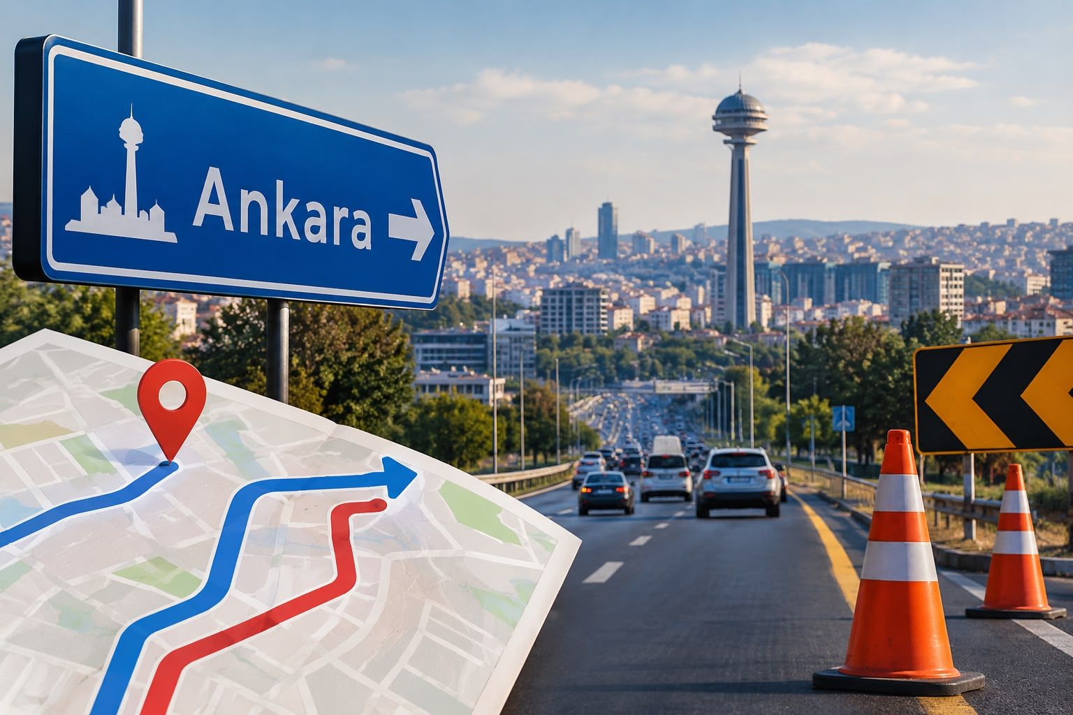 Ankara'da sürücüleri ilgilendiriyor! Bu güzergahlarda trafik düzeni değişti